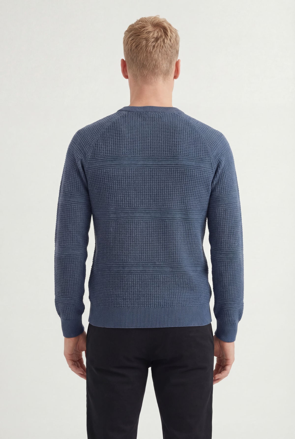 Suéter Tricot Texturizado Masculino Acostamento Preto