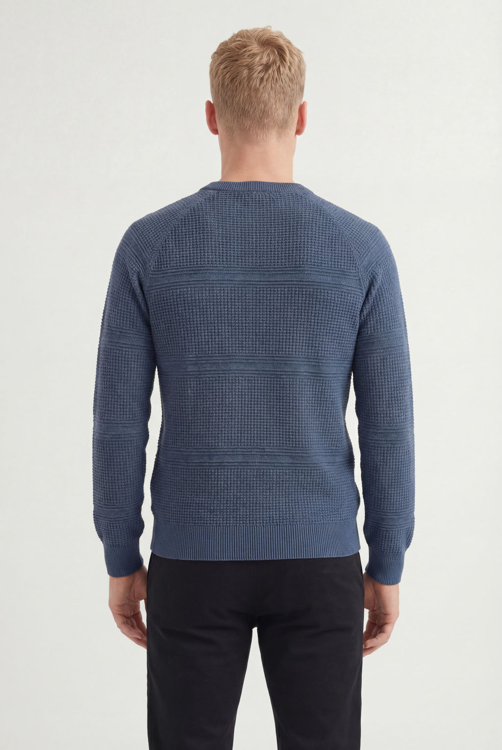 Suéter Tricot Texturizado Masculino Acostamento Preto