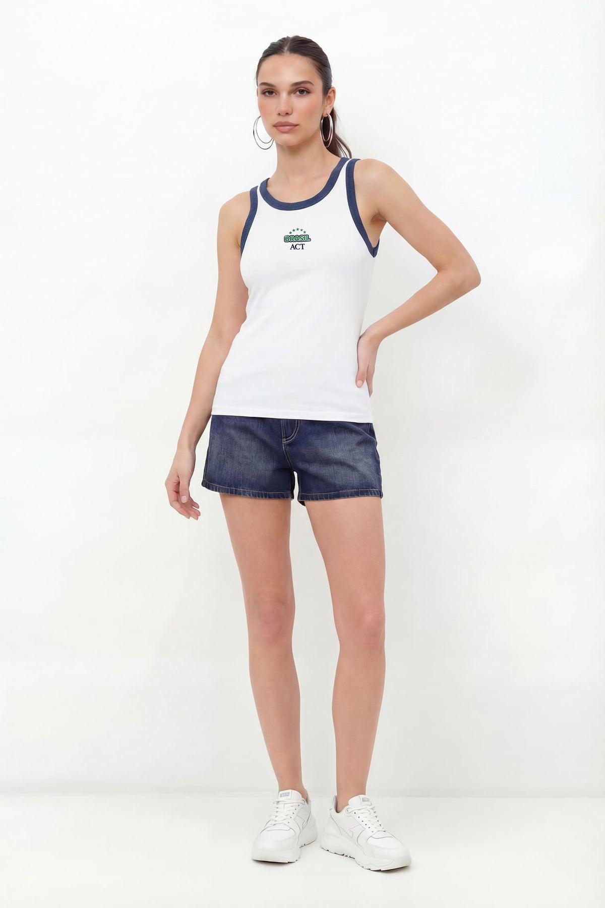 Regata Copa Estrelas ACT Feminina Branco