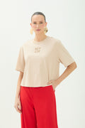 T-Shirt Over ACT Feminino Sand