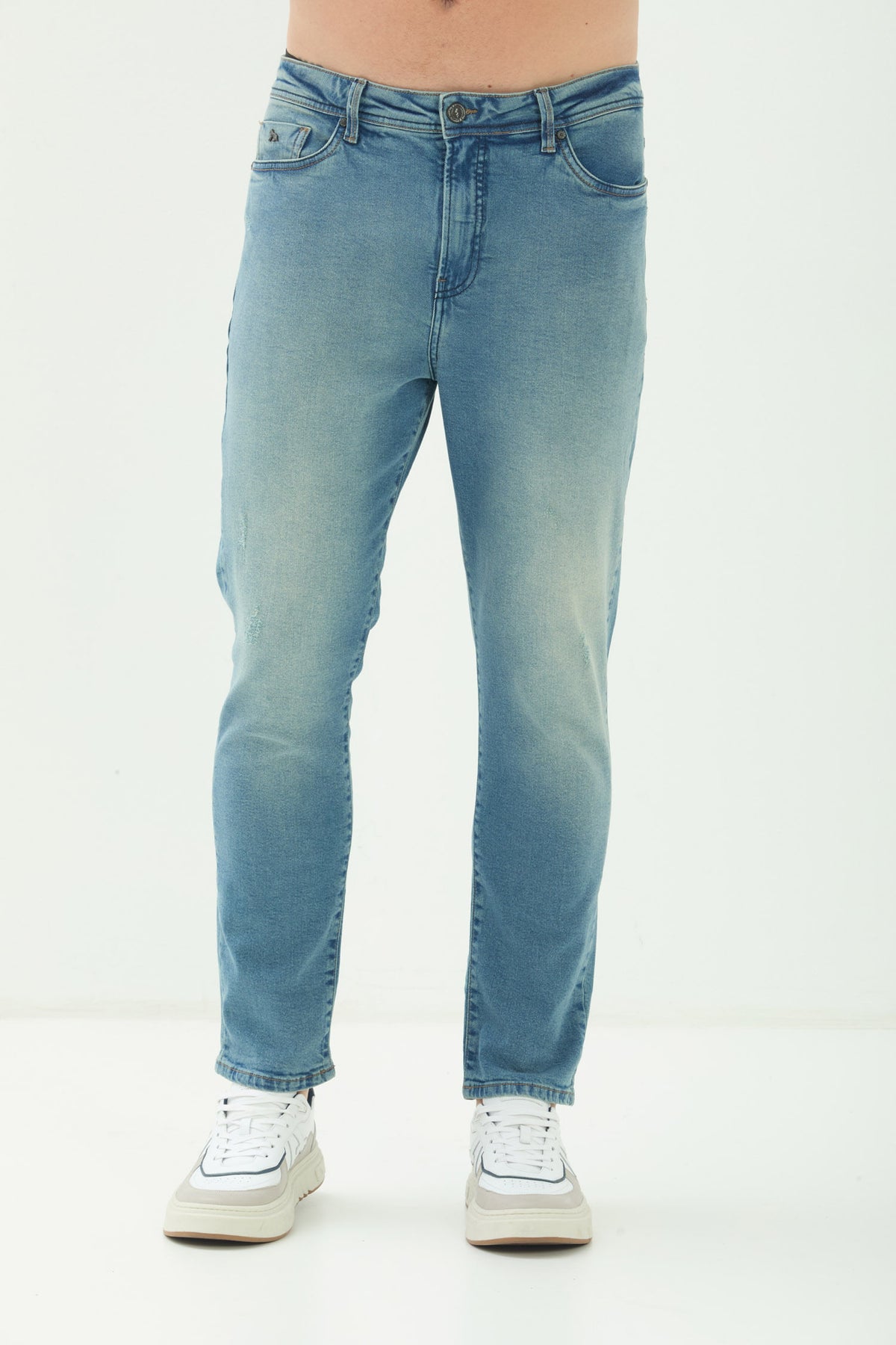 Calça Jeans Skinny Cropp Masculina Acostamento Jeans Escuro