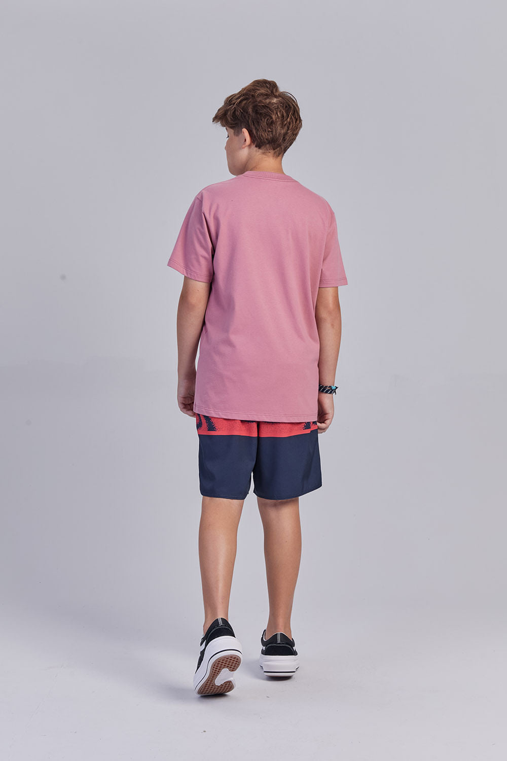 Camiseta Rachadura Menino Acostamento Next Branco