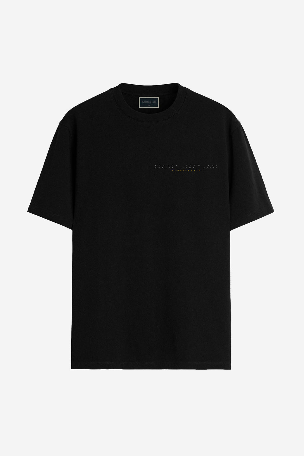 Camiseta Instinct Masculina Acostamento Preto
