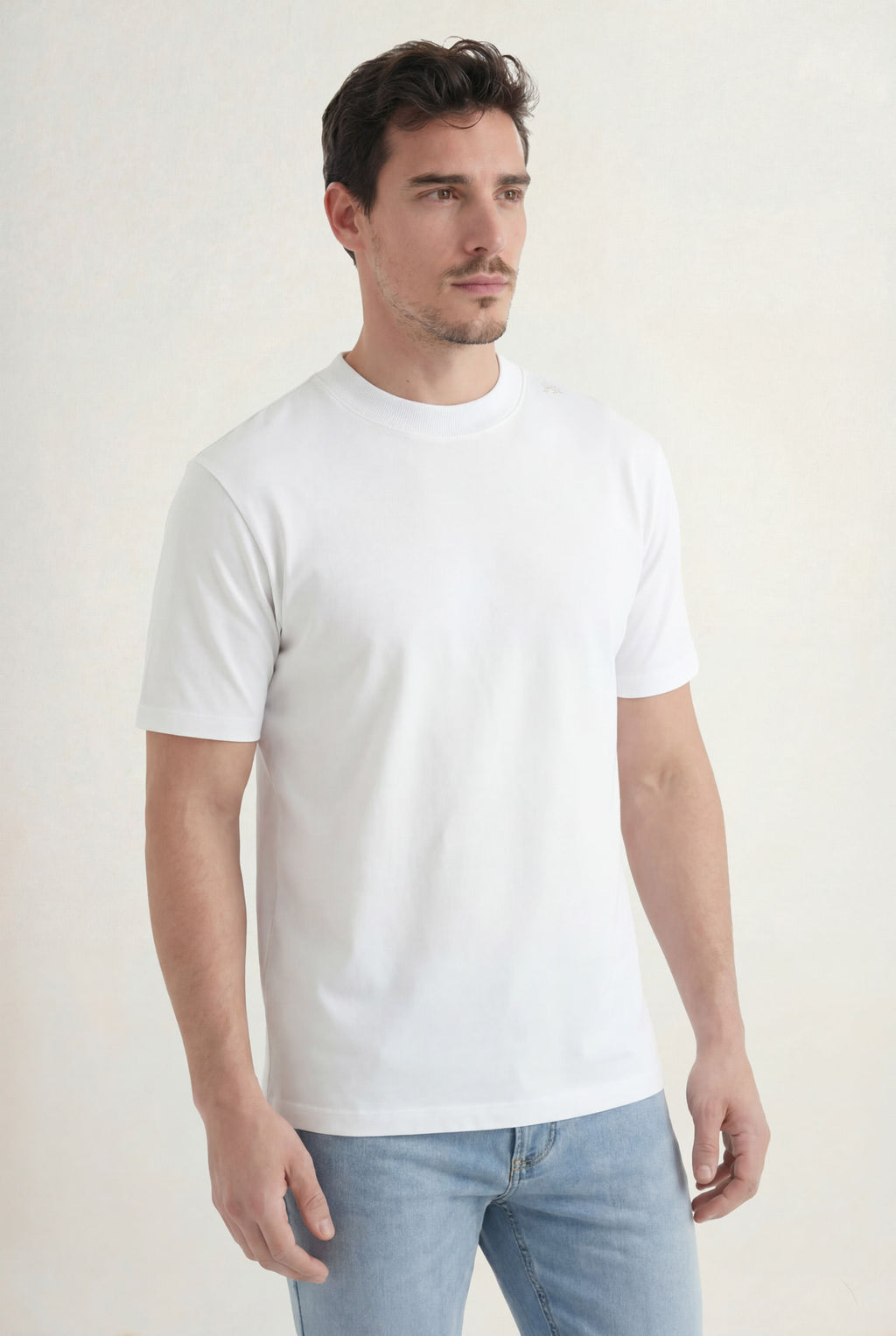 Camiseta Básica Masculino Acostamento Branco