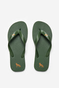 Chinelo Lobo Instinto Masculino Acostamento Verde