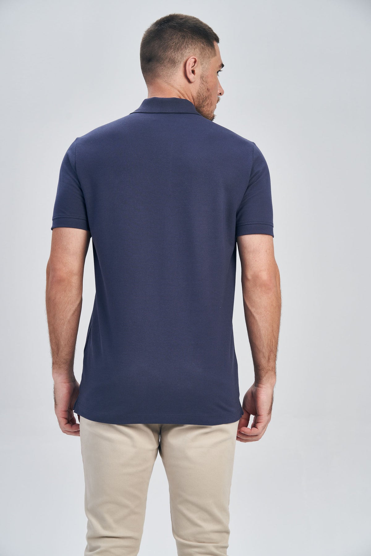 Polo Bordado ACT Masculina Acostamento Bordo Sangria