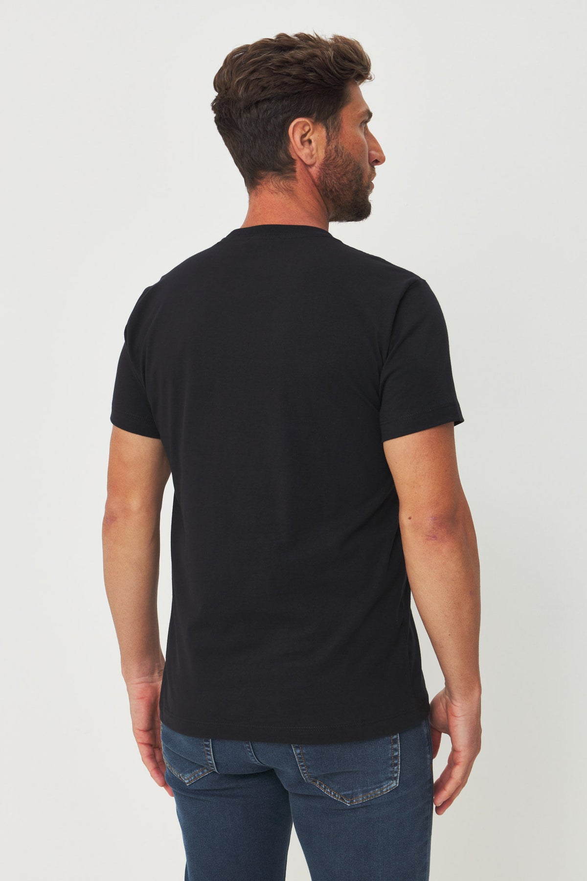 Camiseta Estilo Urbano Masculina Acostamento Preto