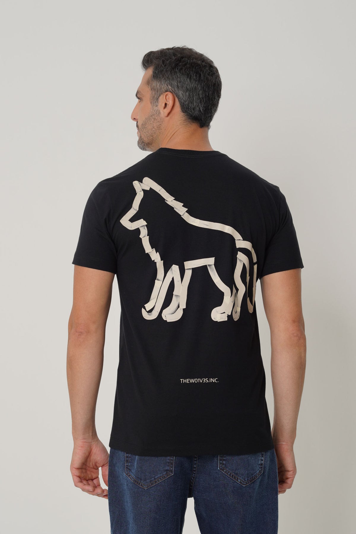 Camiseta Wolf Urban Masculina Acostamento Preto