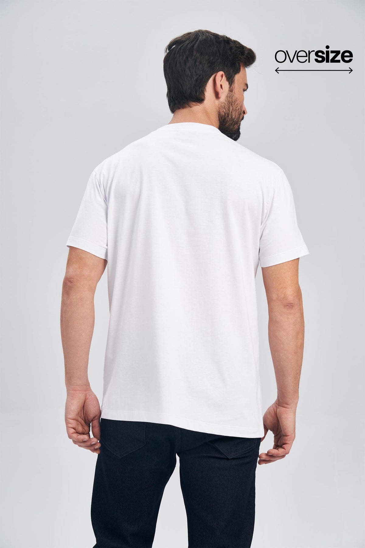 Camiseta New Basic Masculina Oversize Acostamento Preto