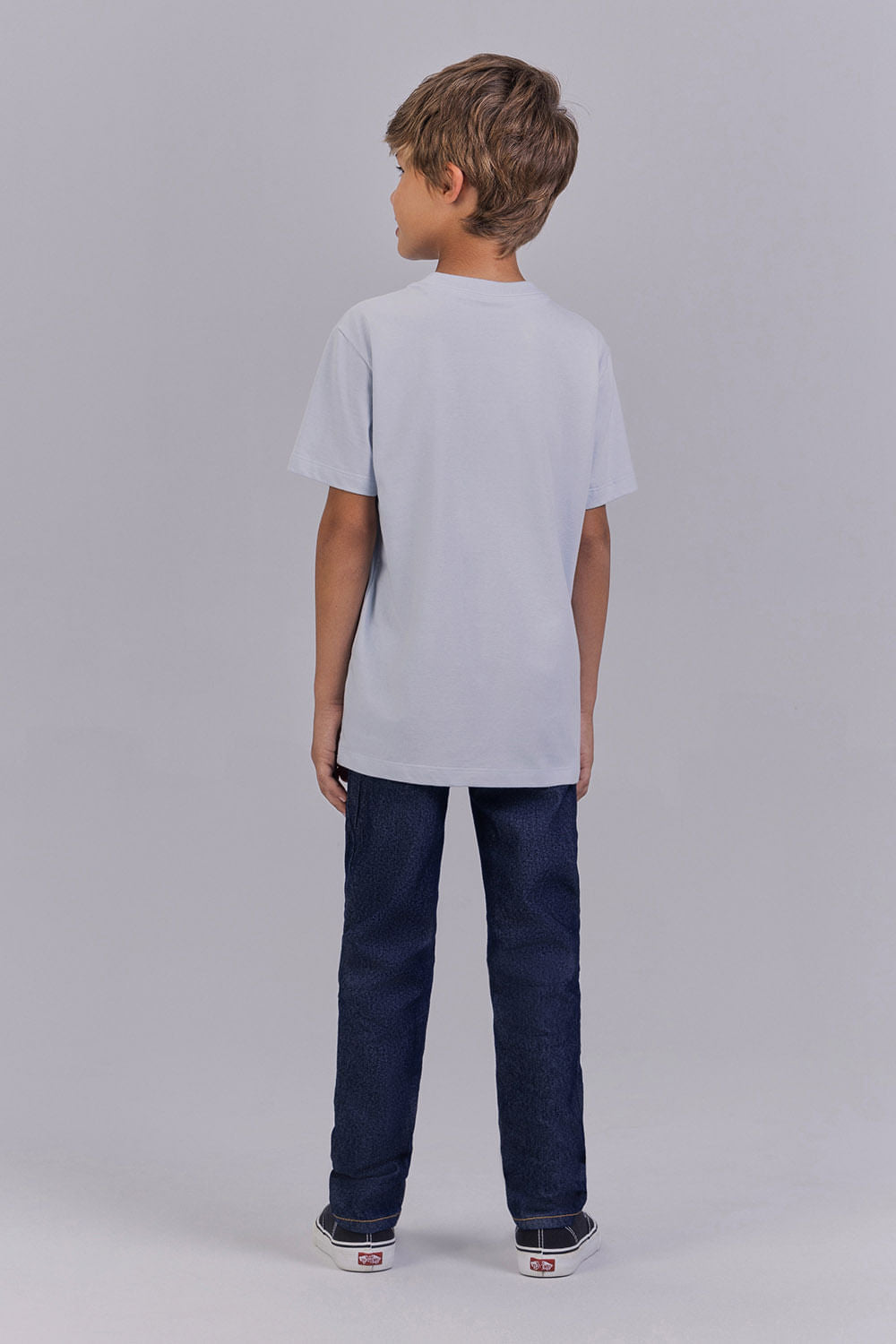 Camiseta Contorno Menino Acostamento Next Laranja Sunset