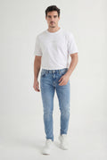 Calça Jeans Skinny Masculina Acostamento Jeans Intermediario