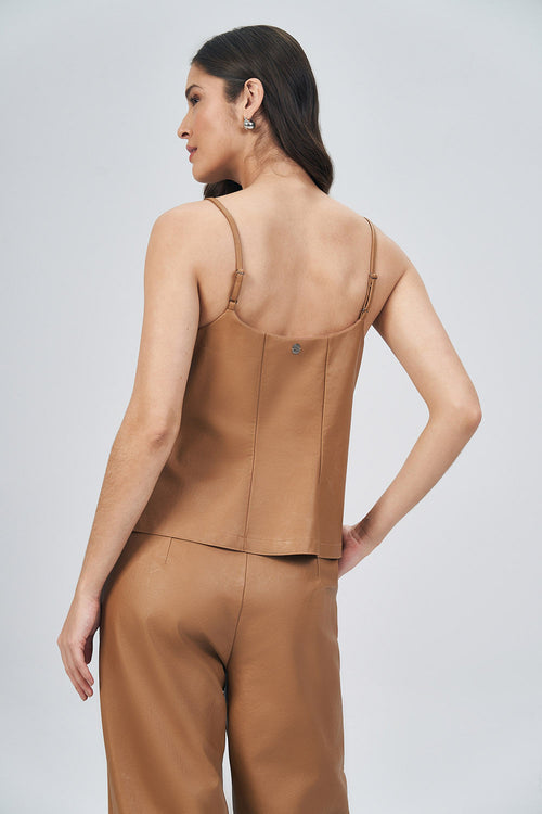 Blusa Glamour PU Feminina Acostamento Siena