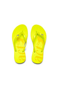 Chinelo Texturizado Letter Minimal ACT Feminino Amarelo Neon