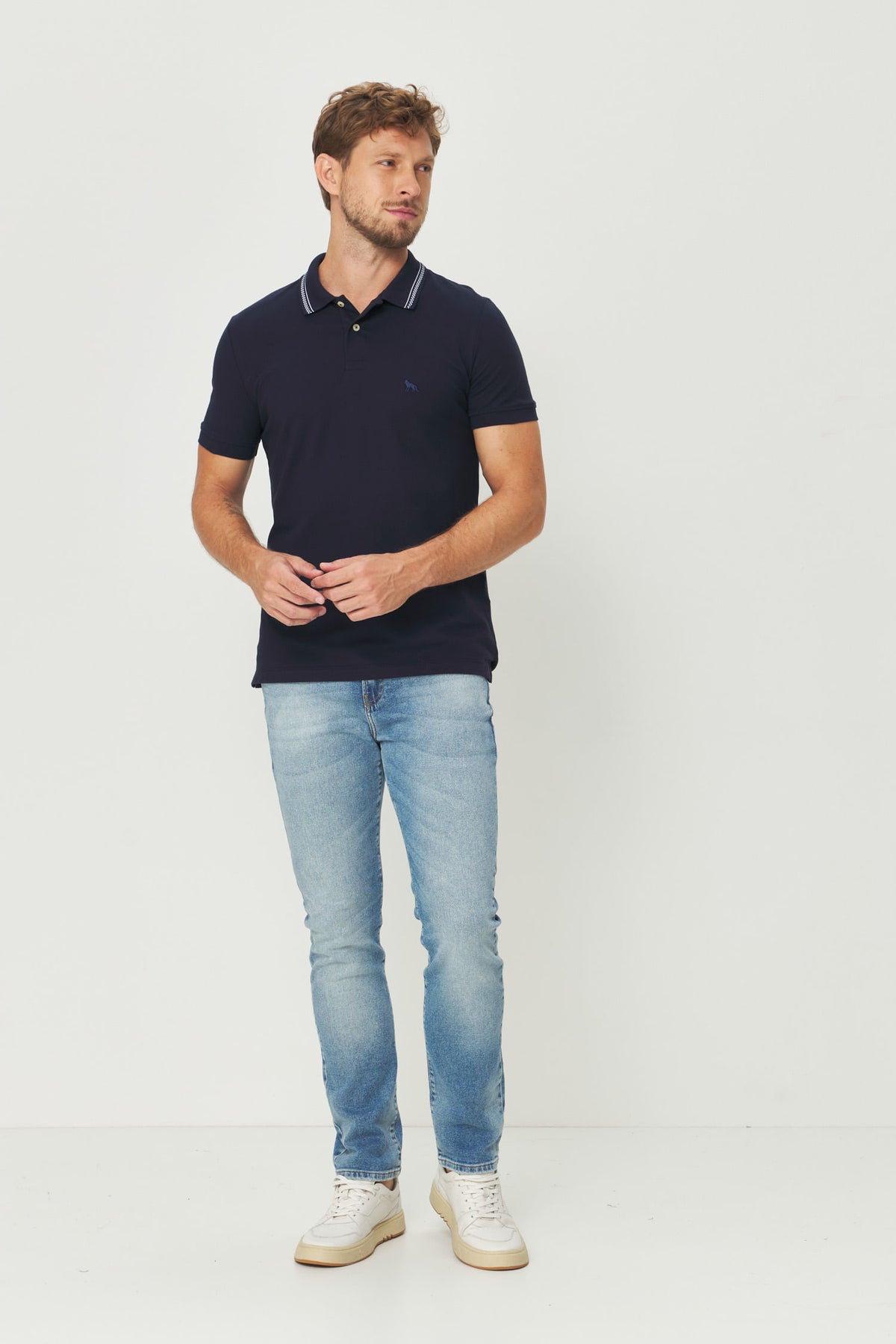 Calça Jeans Rock Masculina Acostamento Jeans Intermediario