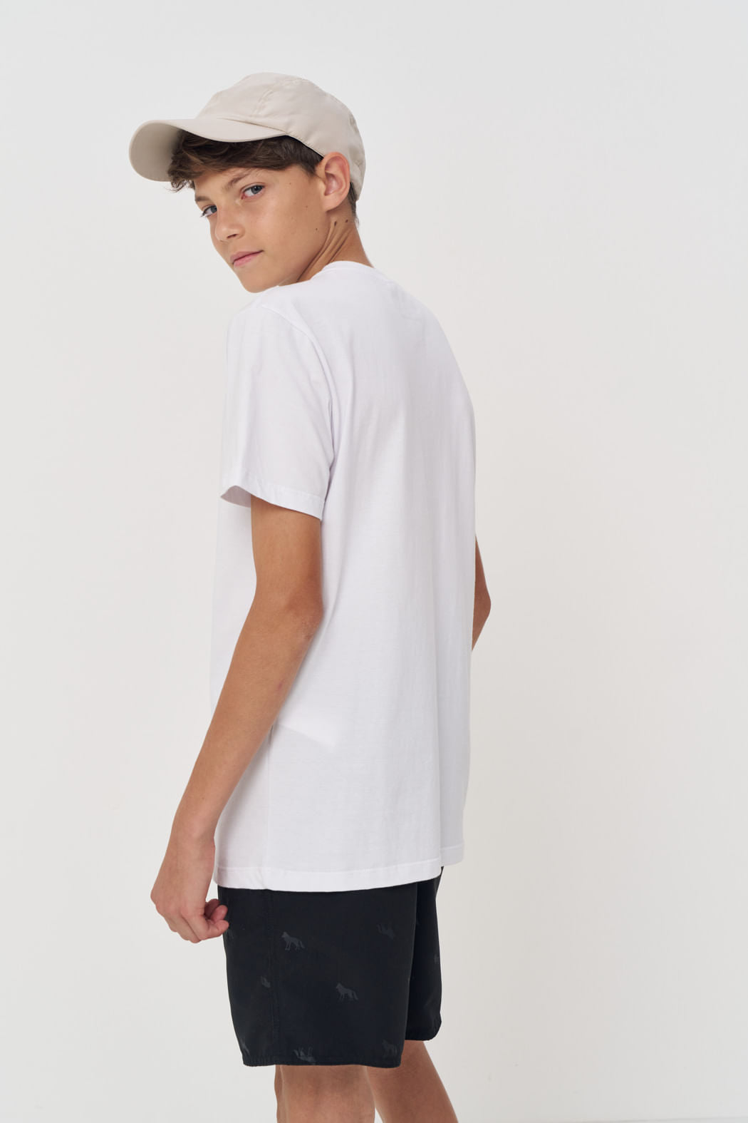 Camiseta Casual Menino Acostamento Next Branco