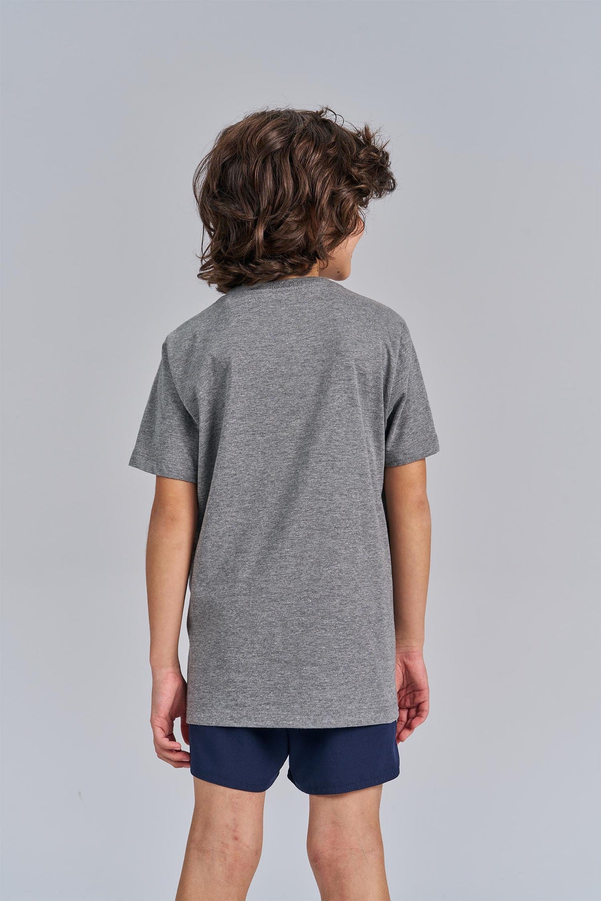 Camiseta Tag Menino Acostamento Next Mescla Grafite