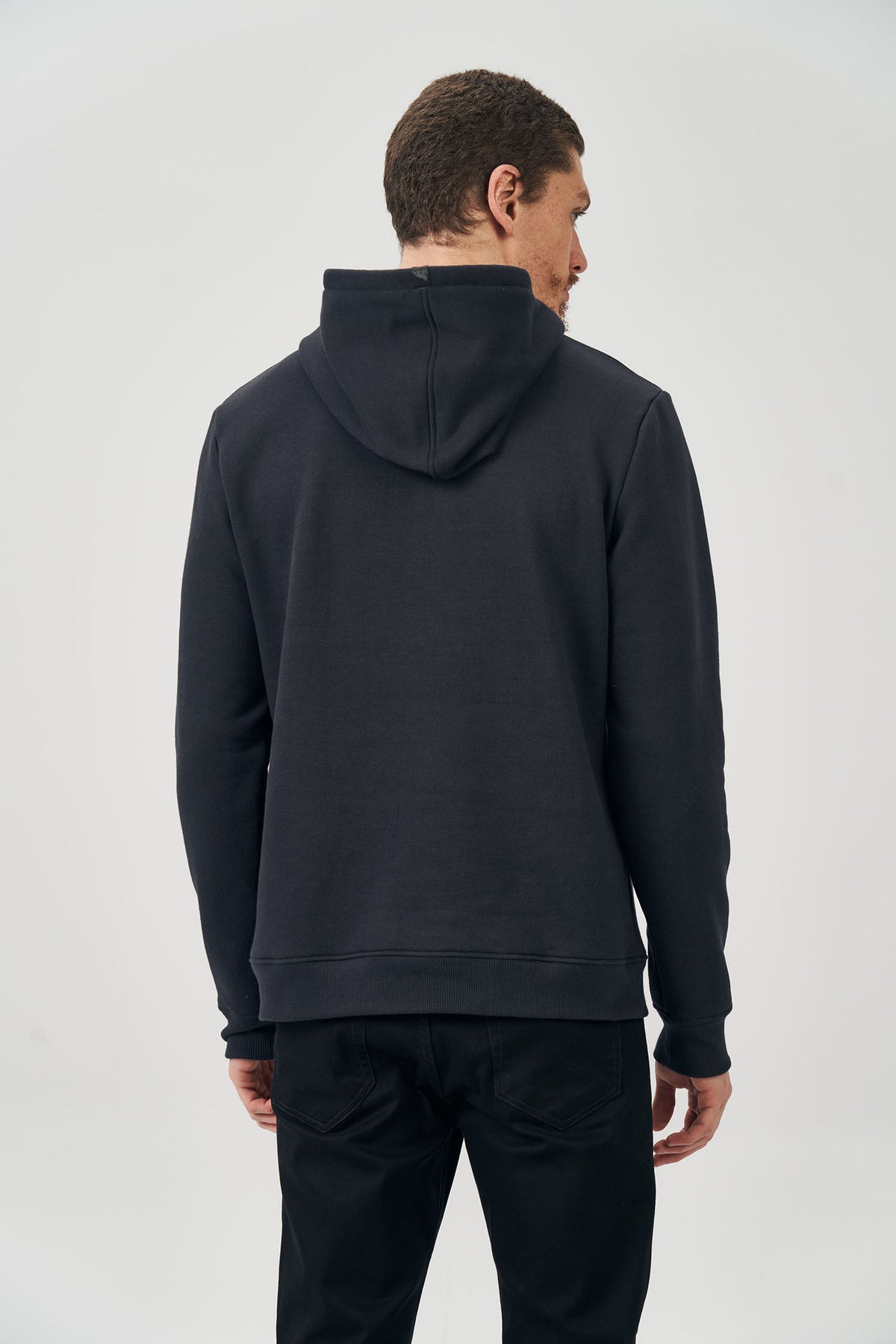 Blusão Moletom Canguru Masculino Acostamento Preto