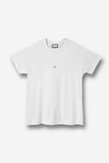 Camiseta Casual Logo Masculina Acostamento Branco