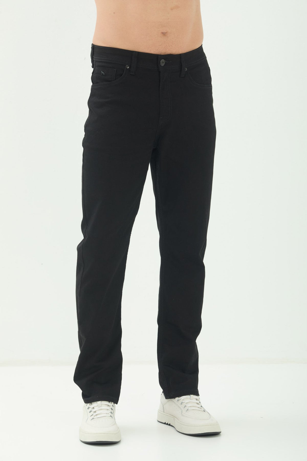 Calça Tech Sarja Regular Masculina Acostamento Jeans Escuro