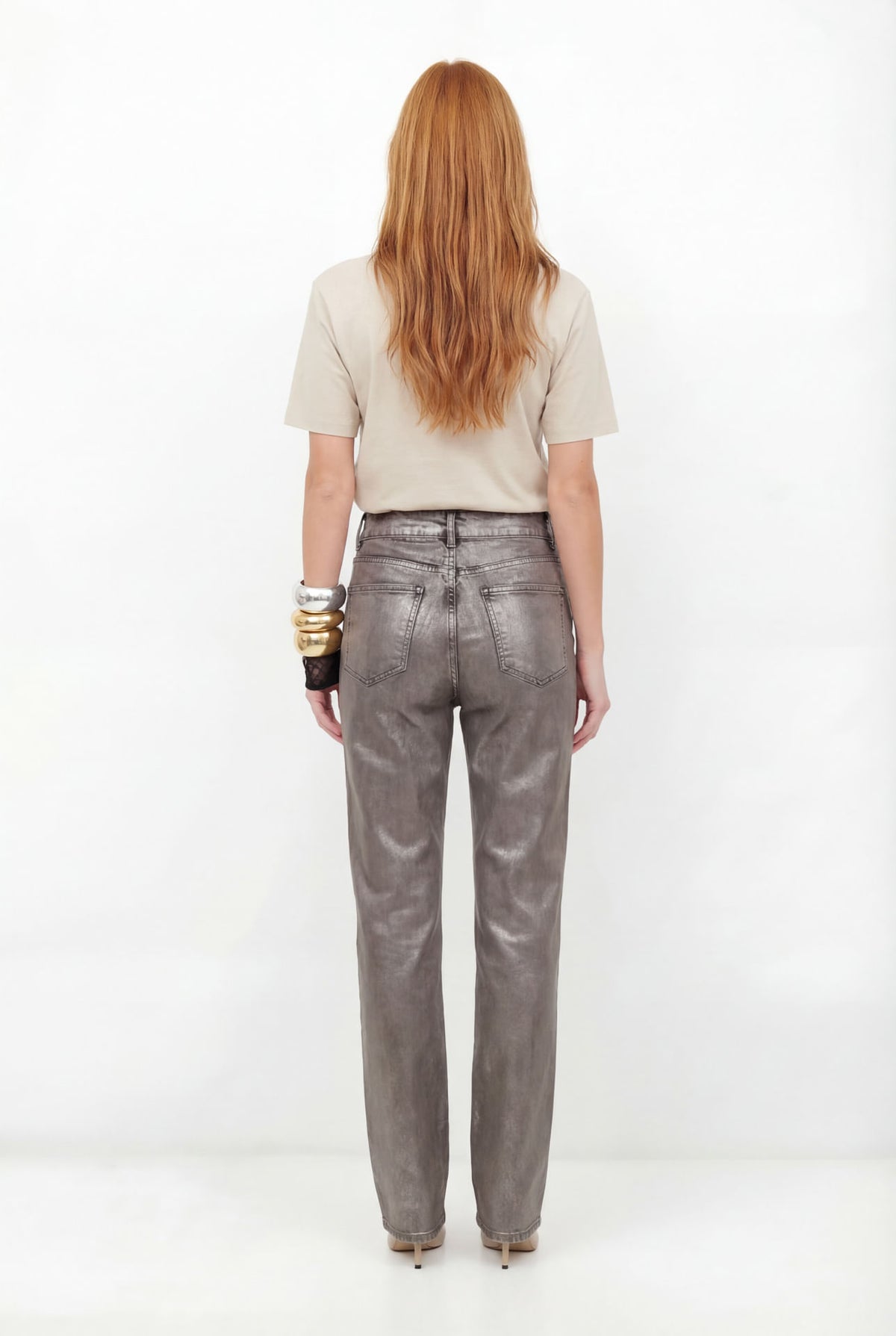 T-Shirt Estampa Frontal ACT Feminina Off White