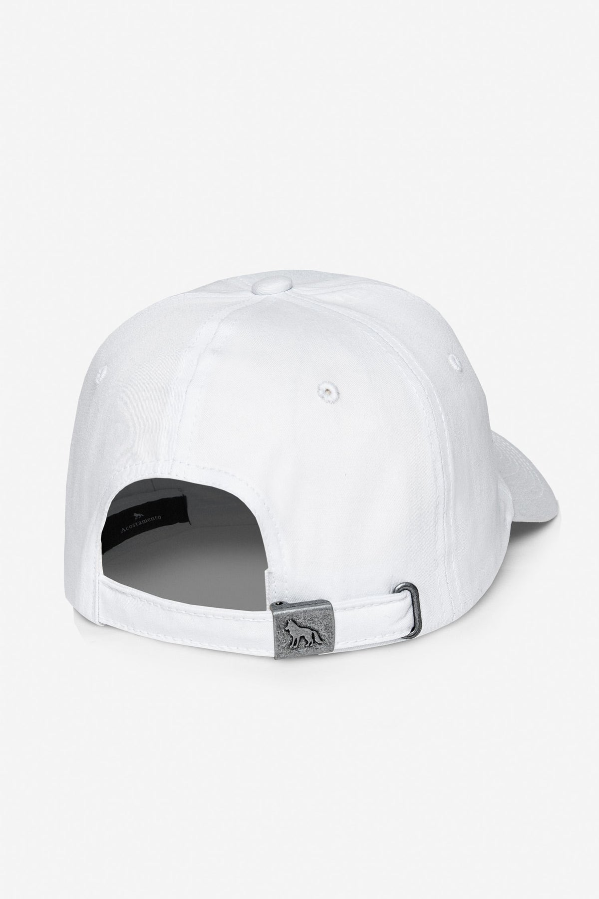 Boné Dad Hat Bordado Frontal Masculino Acostamento Branco