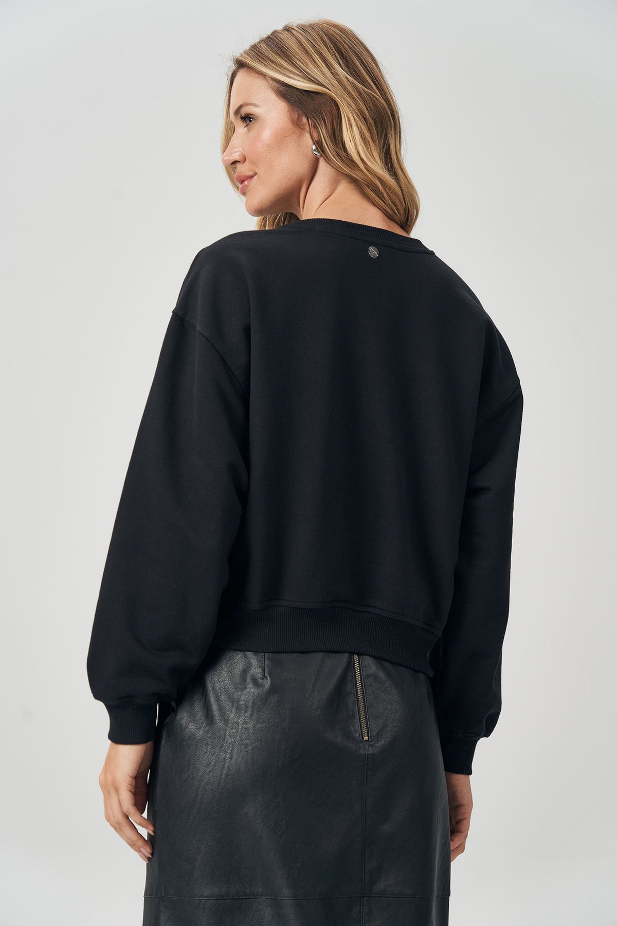 Blusão Moletom Zebra Feminino Acostamento Preto