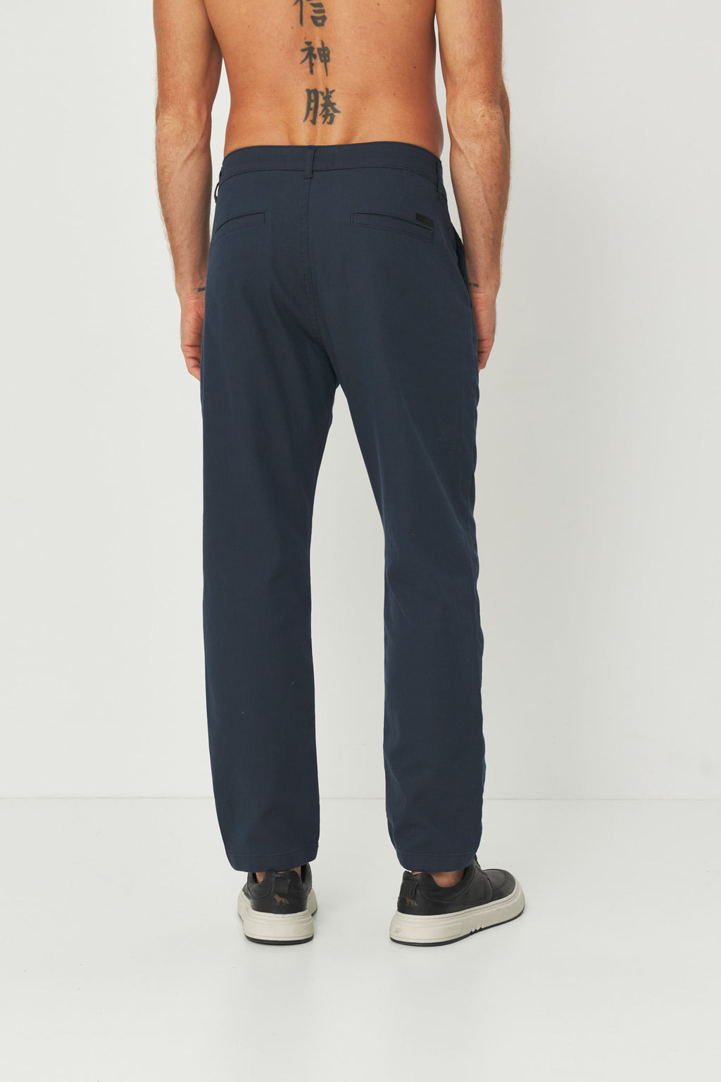 Calça Chino Rock Masculina Acostamento Marinho