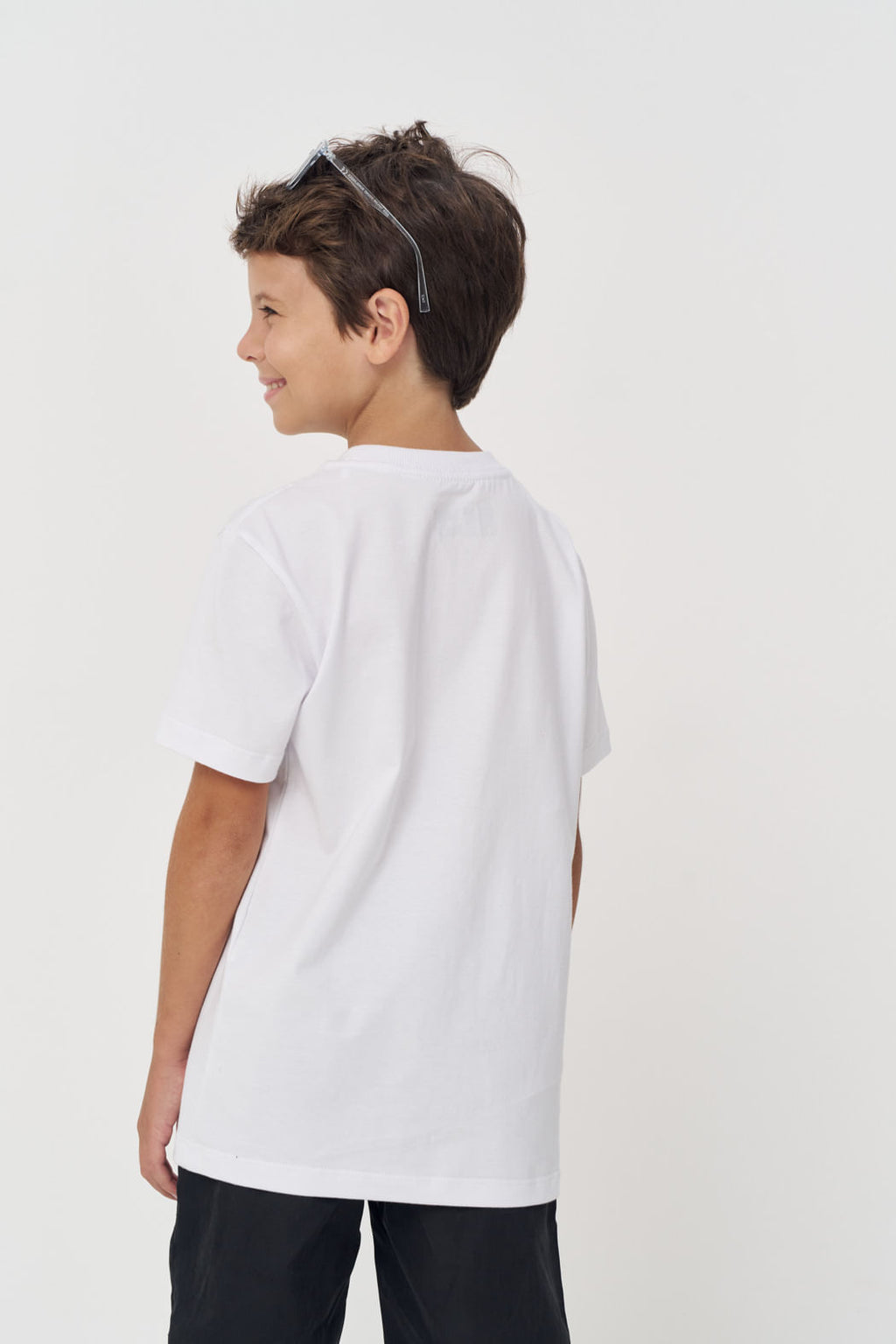 Camiseta Com Estampa Frontal Menino Acostamento Next Branco