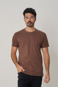 Camiseta Estampa Lobo Masculina Acostamento Marrom Ipe