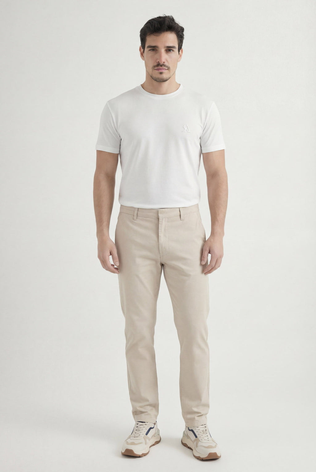 Calça Elegance Skinny Masculina Acostamento Natural