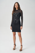Vestido Tule Zebra Glitter Feminino Acostamento Preto