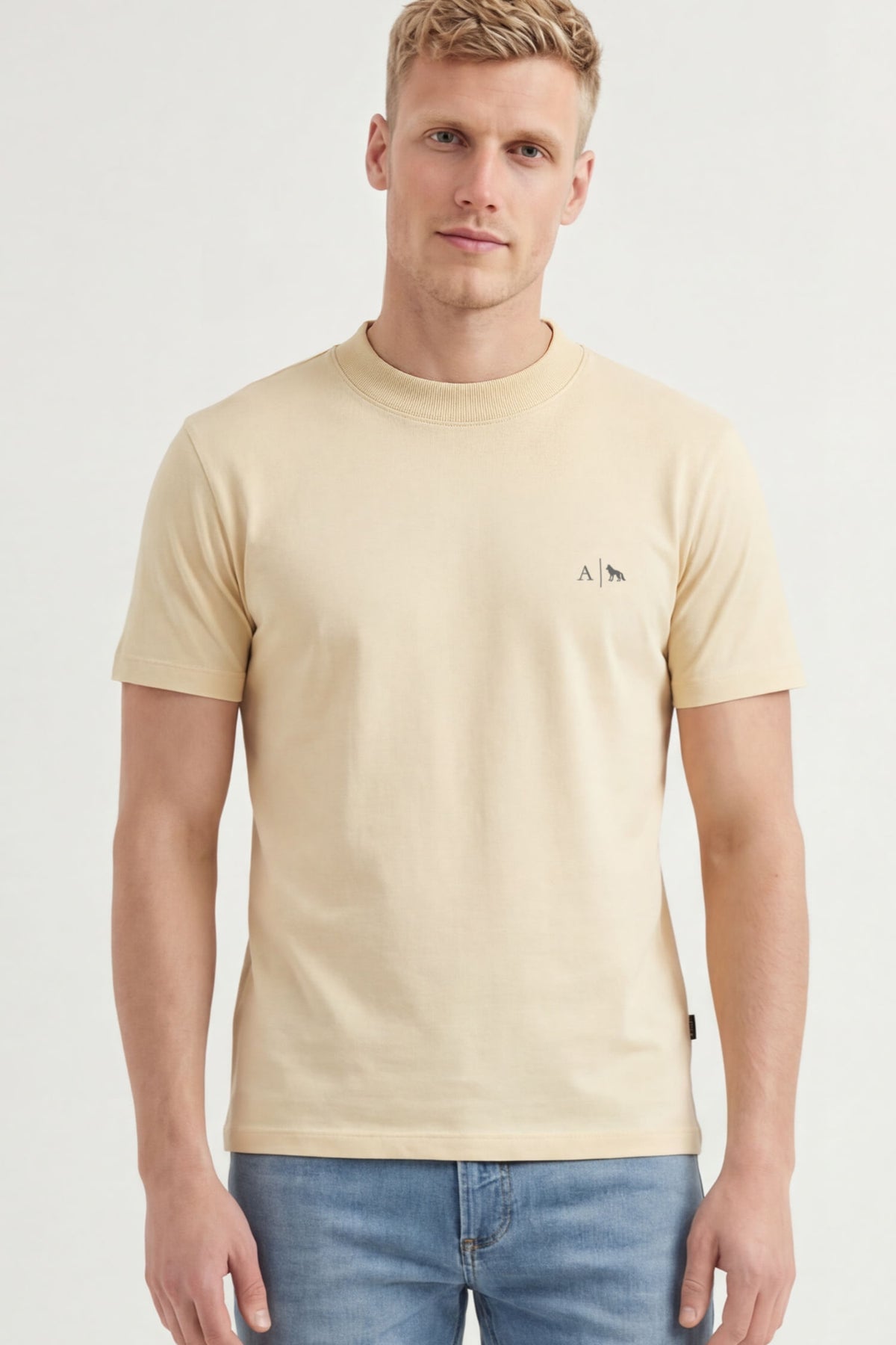 Camiseta Minimalista Masculina Acostamento Amarelo Sunlight