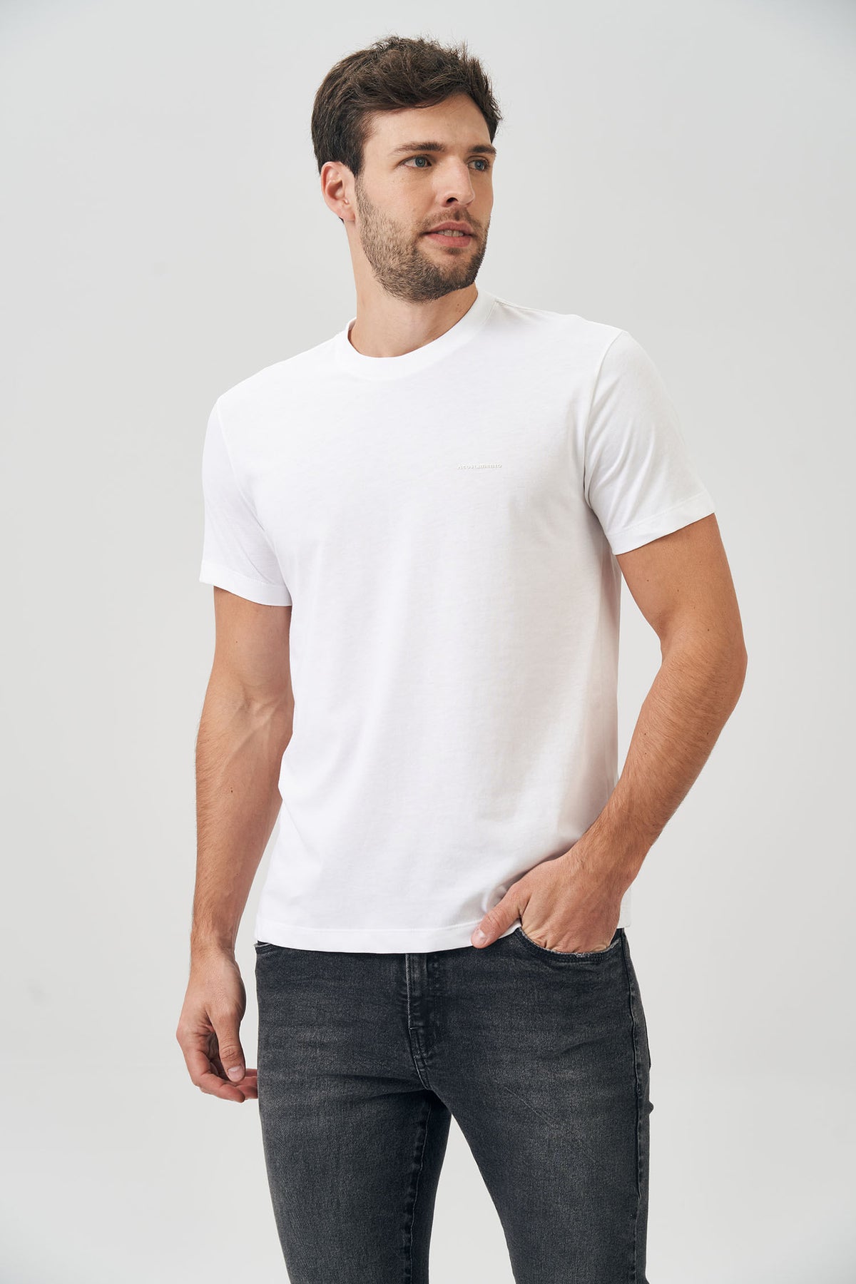 Camiseta Pima Essencial Masculina Acostamento Marinho