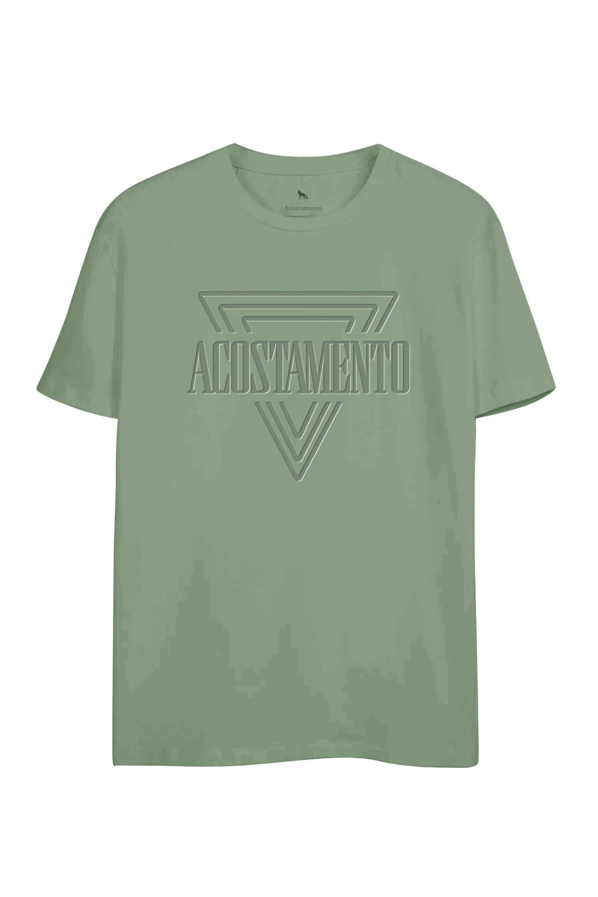 Camiseta Triangular Shape Masculina Oversize Acostamento Verde Matte