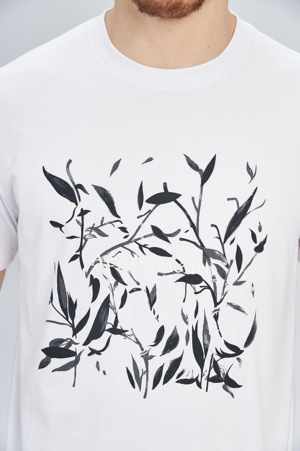 Camiseta Tree Branches Masculina Acostamento Branco
