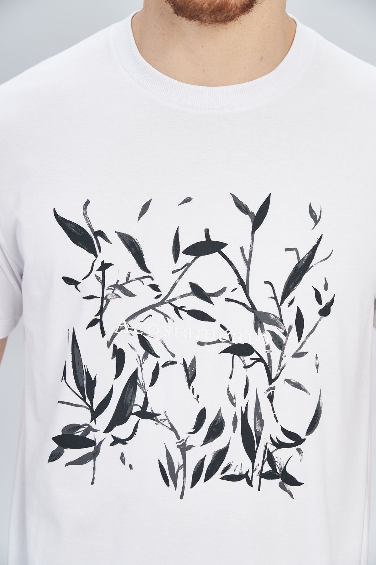 Camiseta Tree Branches Masculina Acostamento Branco
