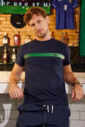 Camiseta Copa Faixa Masculina Acostamento Marinho