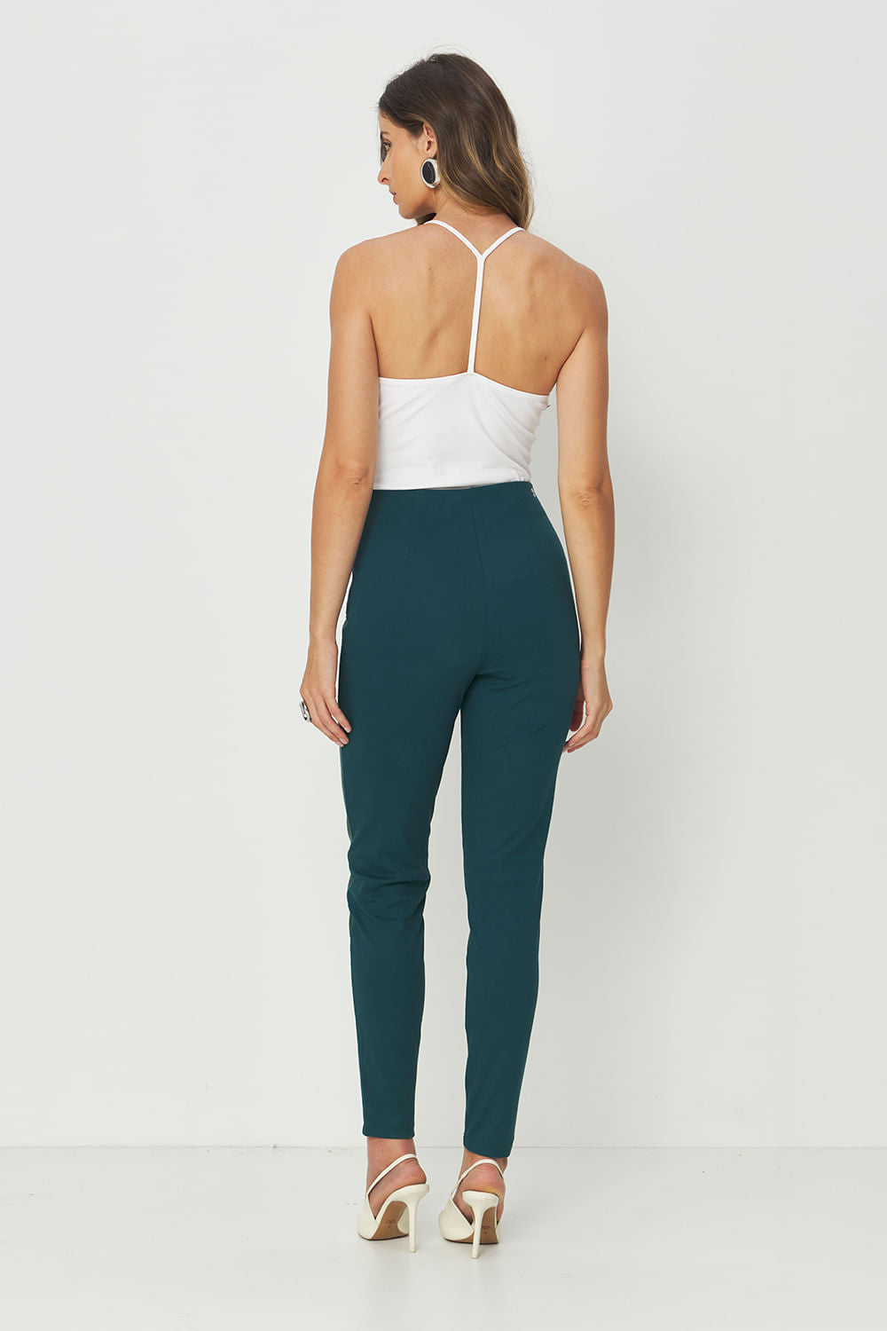 Calça PU com Nervura ACT Feminina Deep Forest