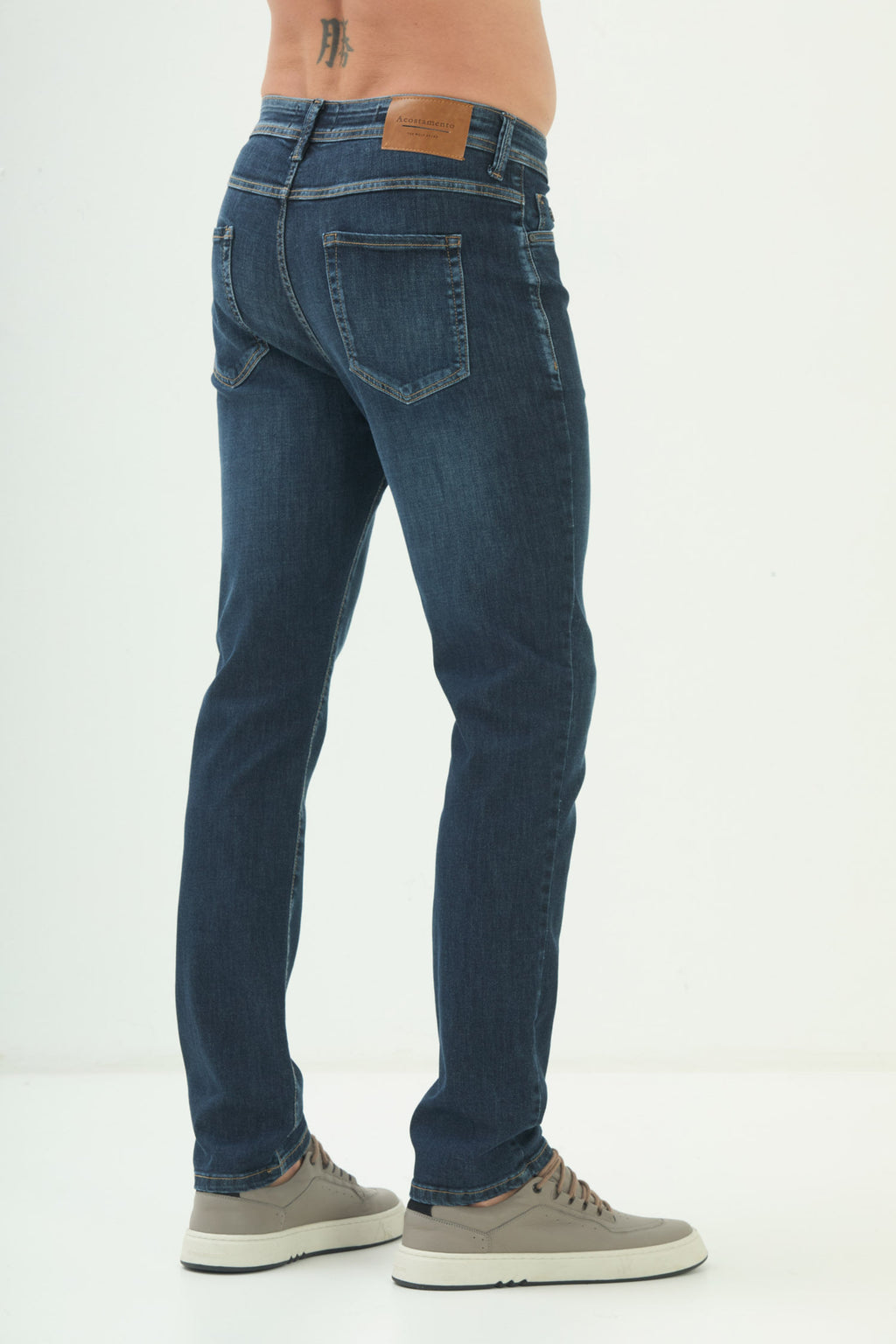 Calça Jeans Rock Thermotech Masculina Acostamento Jeans Escuro