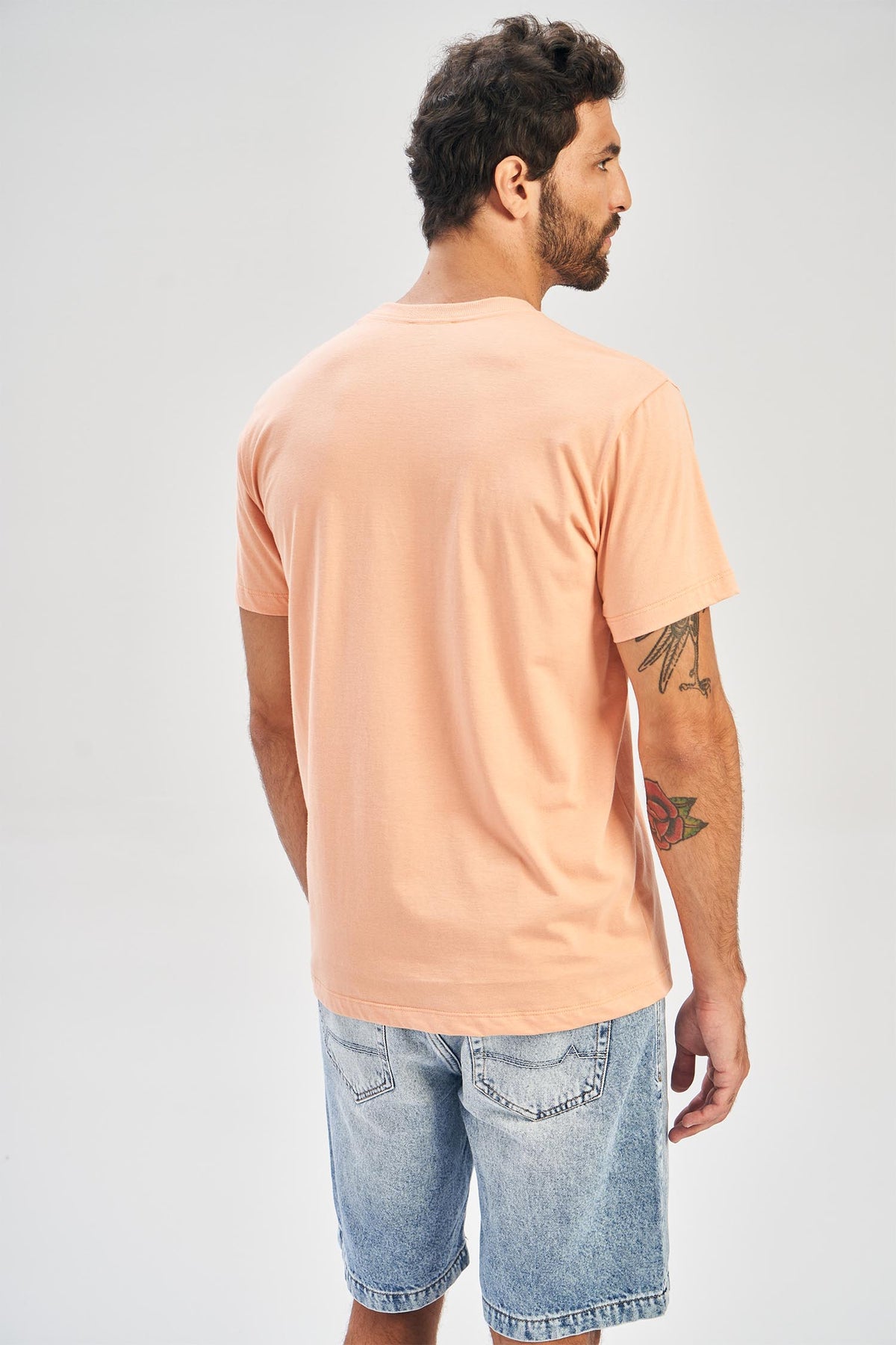 Camiseta Essential ACT Masculina Acostamento Laranja Sunset