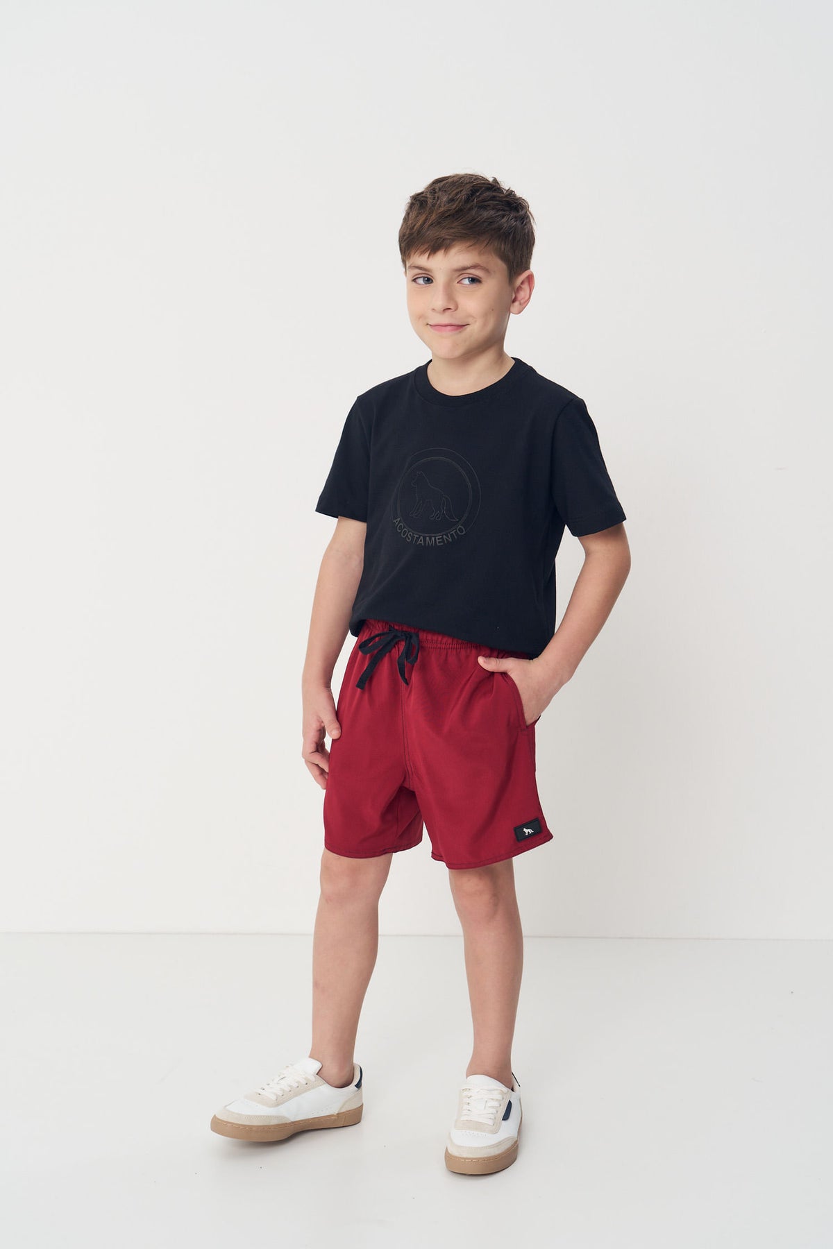 Short Nylon Menino Acostamento Next Verde