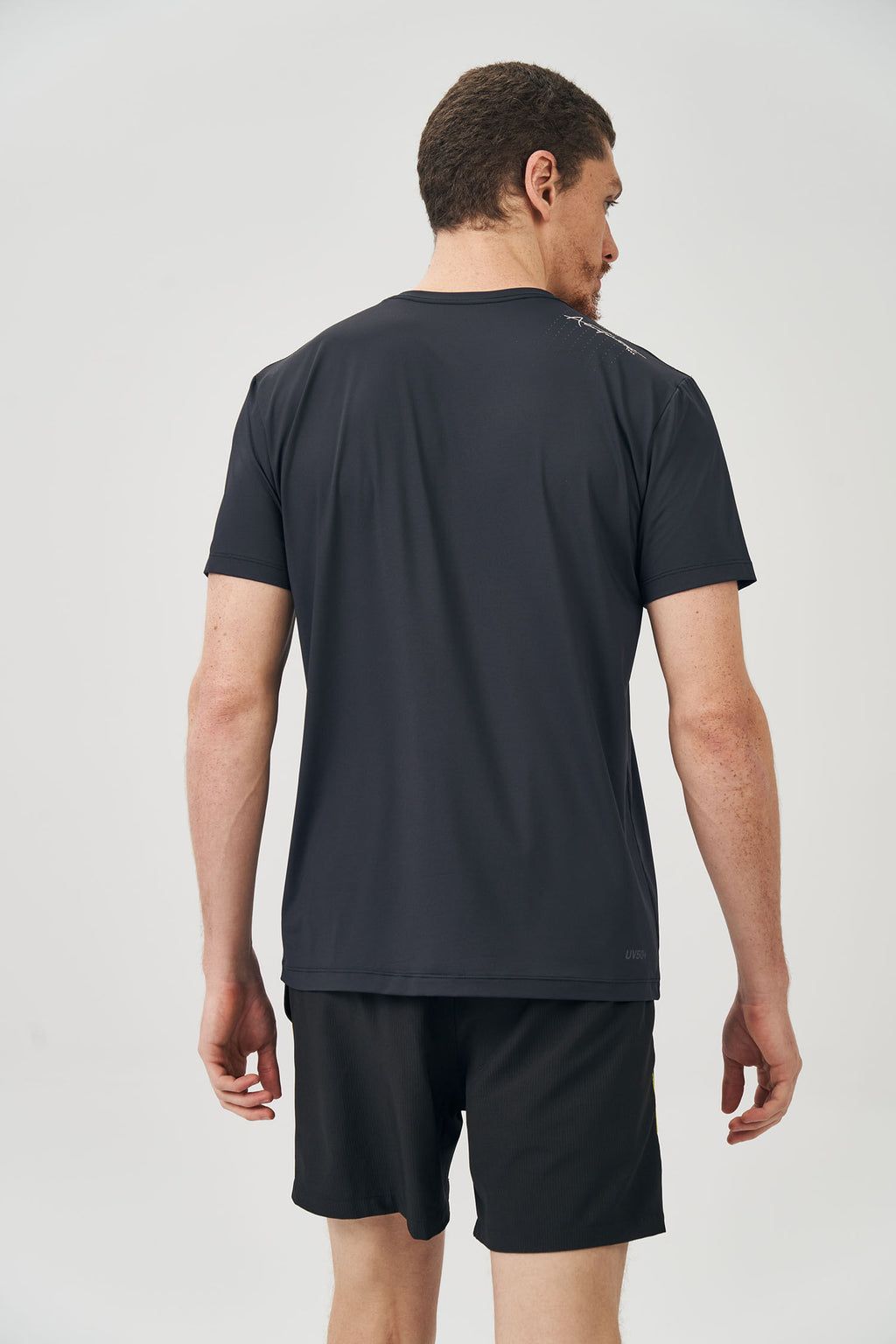 Camiseta Sportiva UV Point Masculina Acostamento Preto