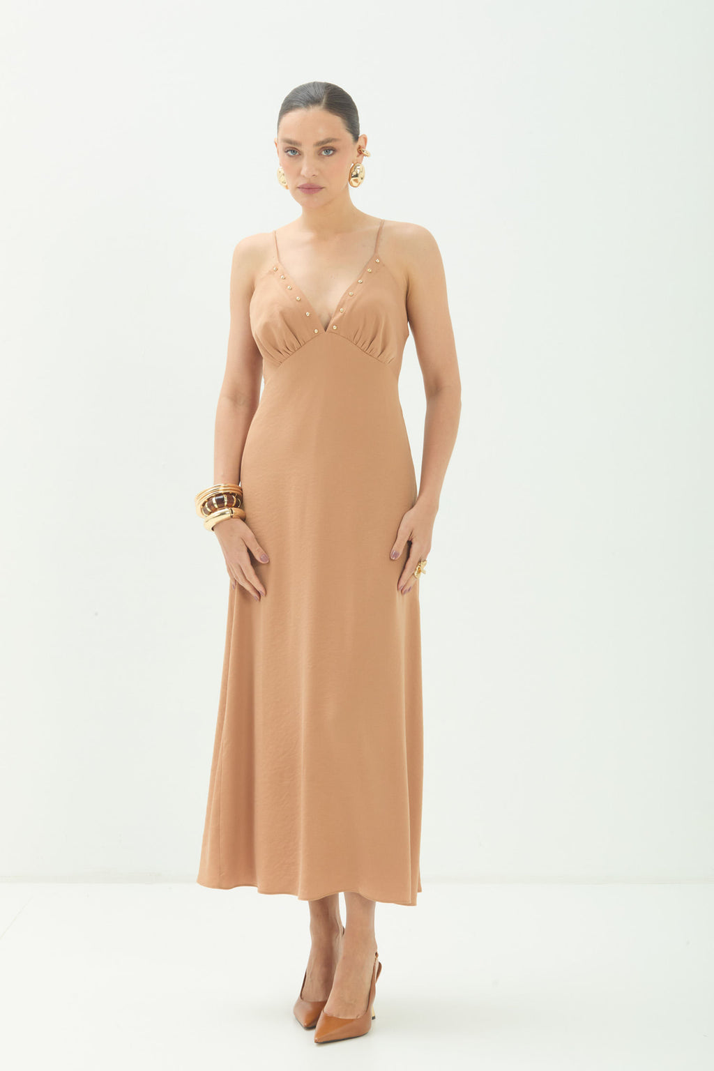 Vestido Longo Minimalista ACT Feminino Fendi