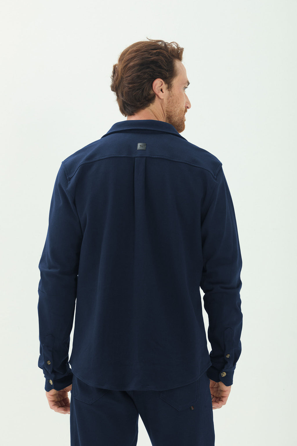 Camisa Manga Longa Masculina  Acostamento Marinho