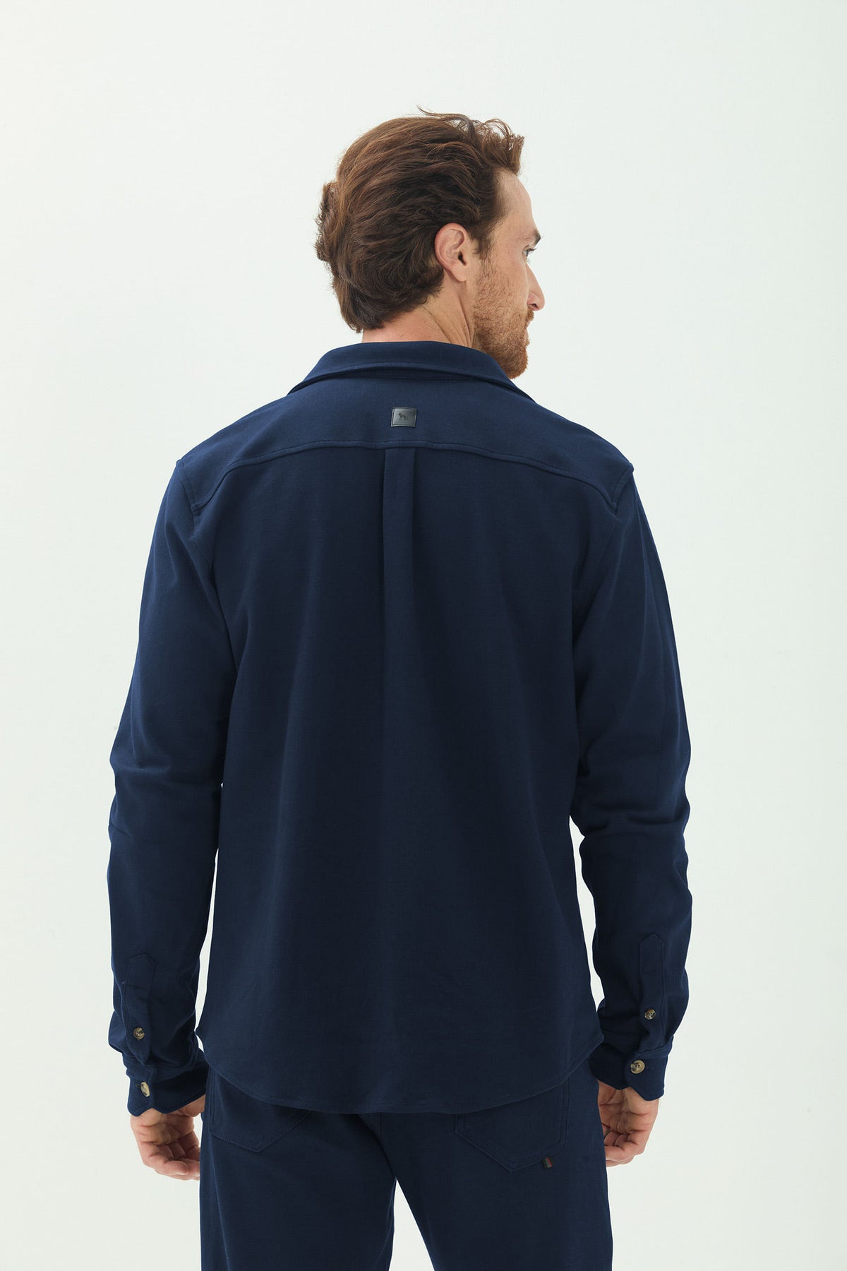 Camisa Manga Longa Masculina  Acostamento Marinho