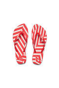Chinelo Geométrico Folha ACT Feminino Red Velvet