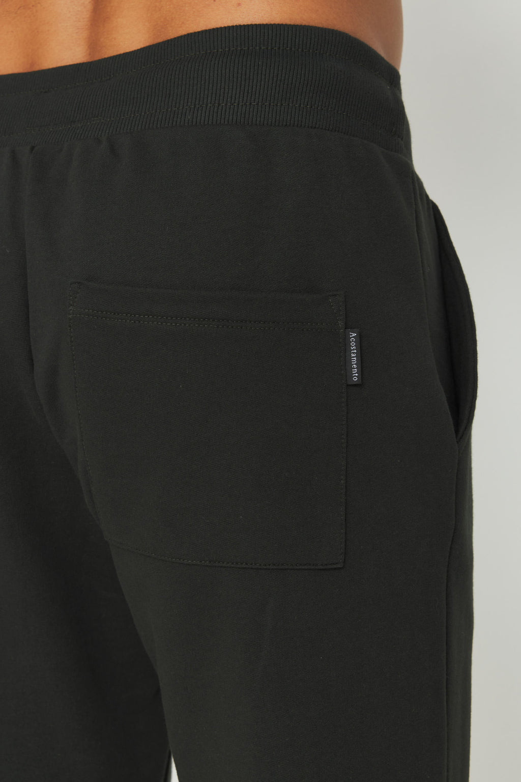 Calça Moletom Com Punho Masculino Acostamento Verde Folhagem