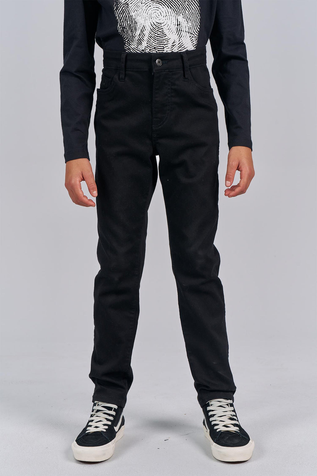 Calça Sarja Skinny Menino Acostamento Next Preto