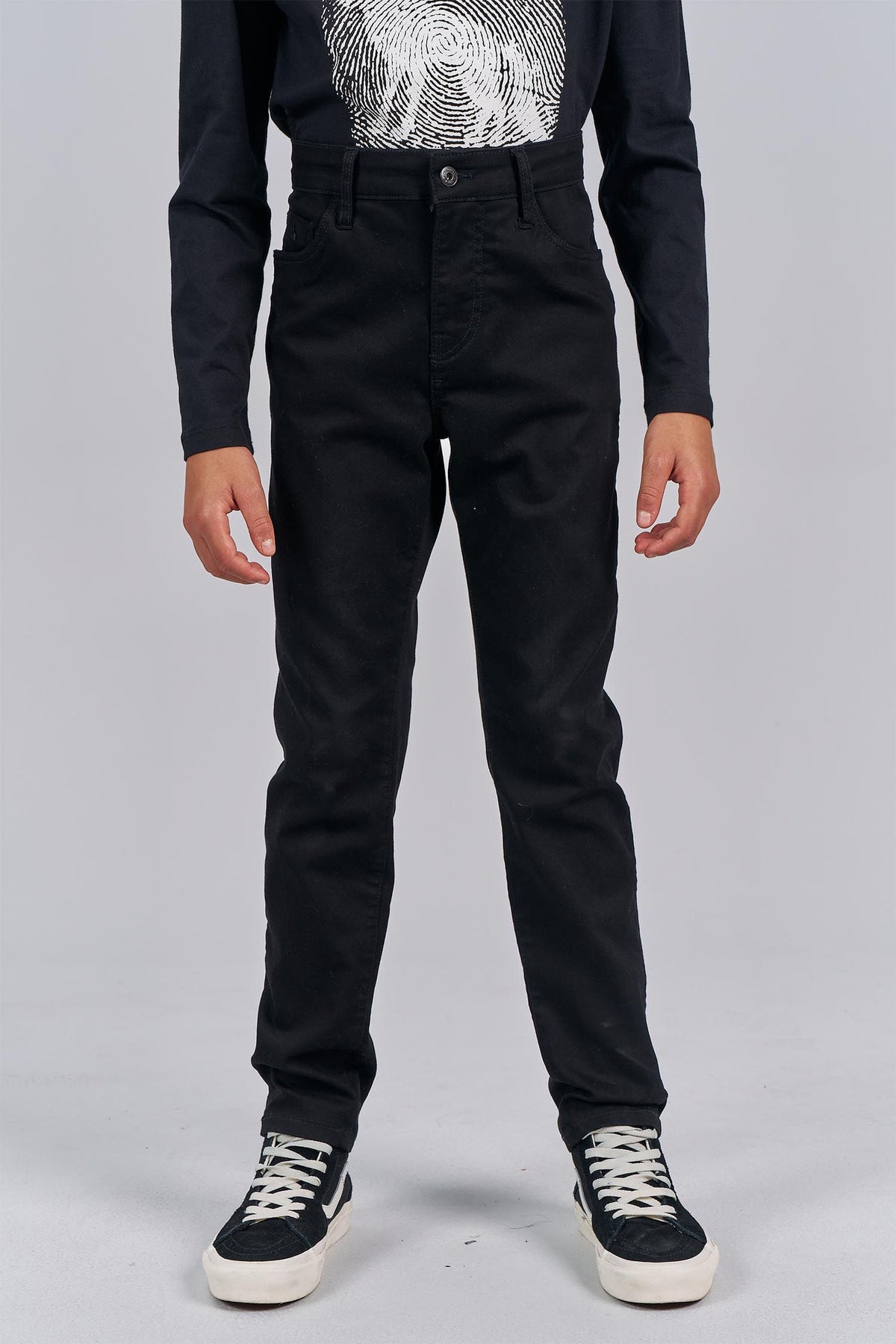 Calça Sarja Skinny Menino Acostamento Next Preto