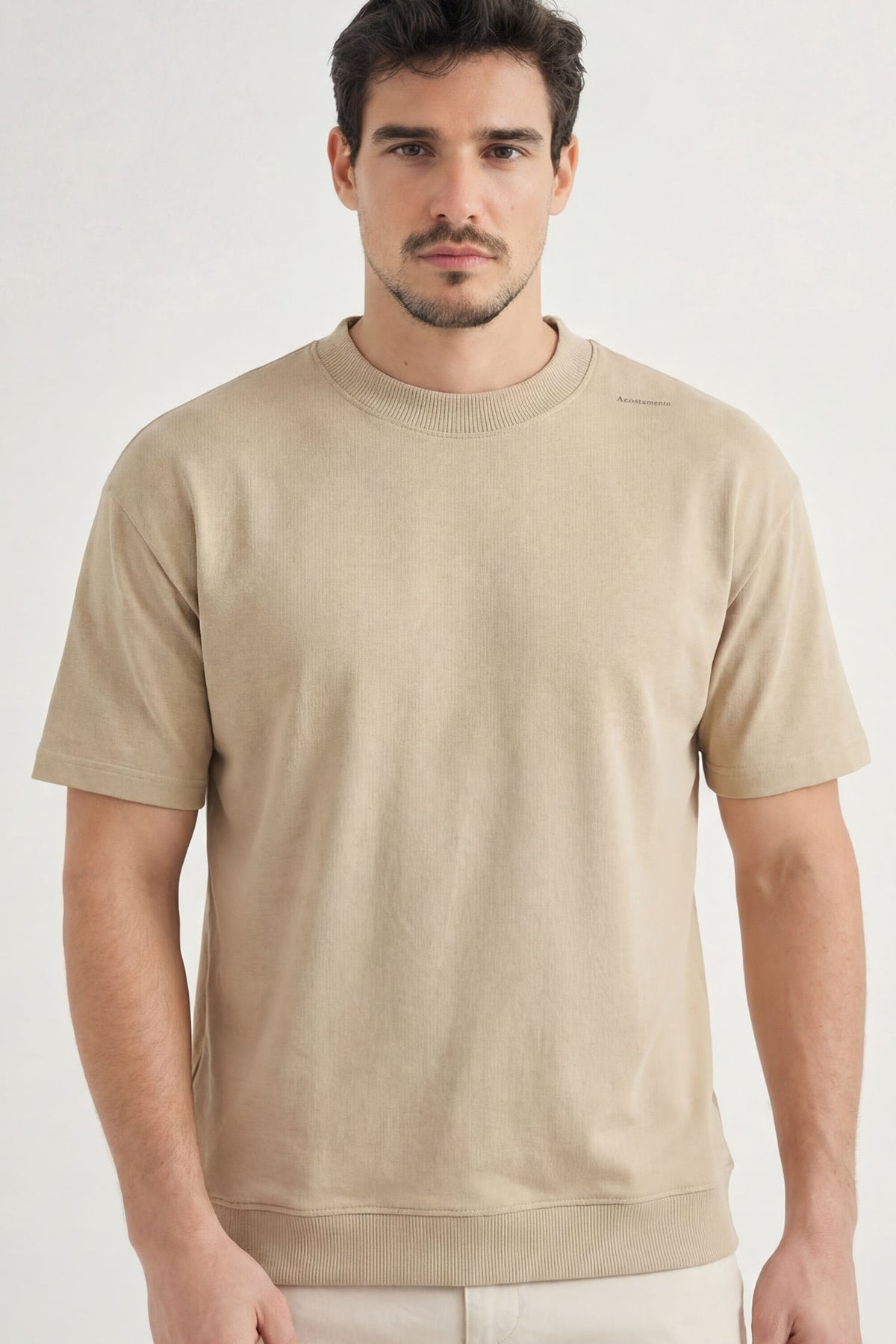 Camiseta Essentials Minimalista Masculina Acostamento Preto